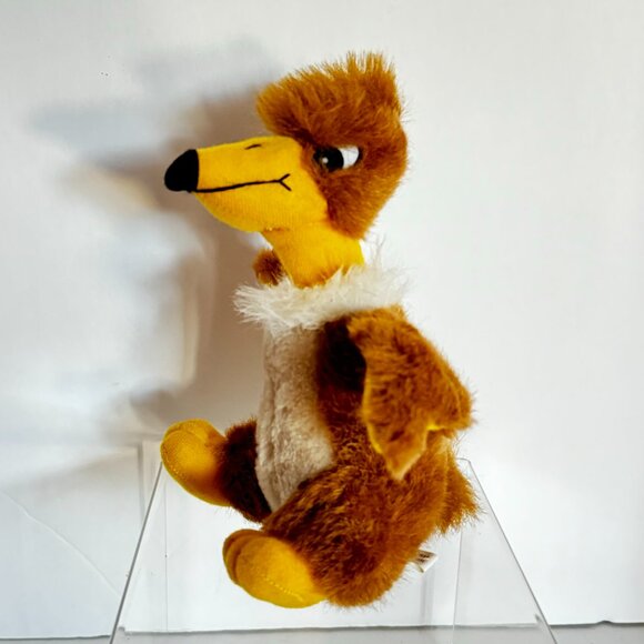 Vtg Pizzazz King Plush Vulture Brown Tan Stuffed animal RARE - Picture 3 of 13